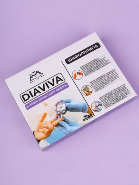 DIAVIVA натуральный травяной чай для контроля уровня сахара в крови
