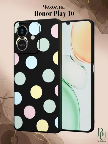 Чехол на Honor Play 10 в горошек Be Unique