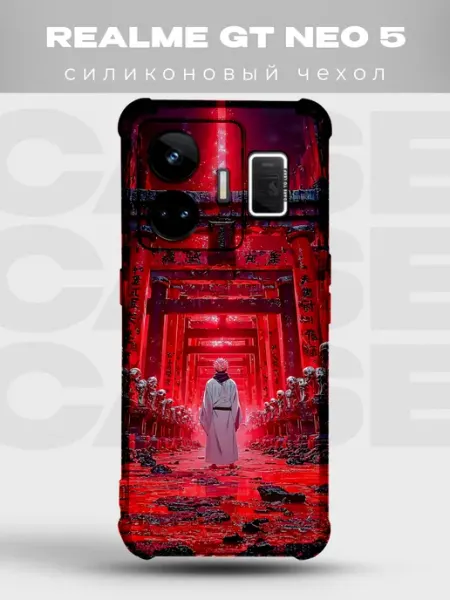 Чехол на Realme Gt Neo 5 аниме арт врата тории PRINTberries