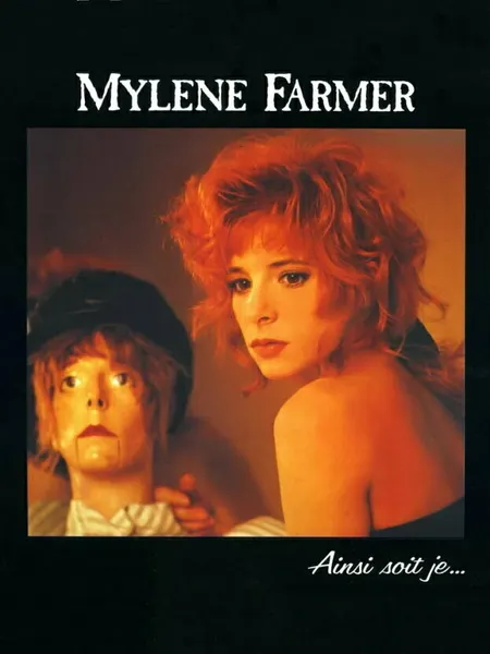 Плакат, постер Mylene Farmer-Ainsi soit je, Милен Фармер на бумаге, размер 21х30см