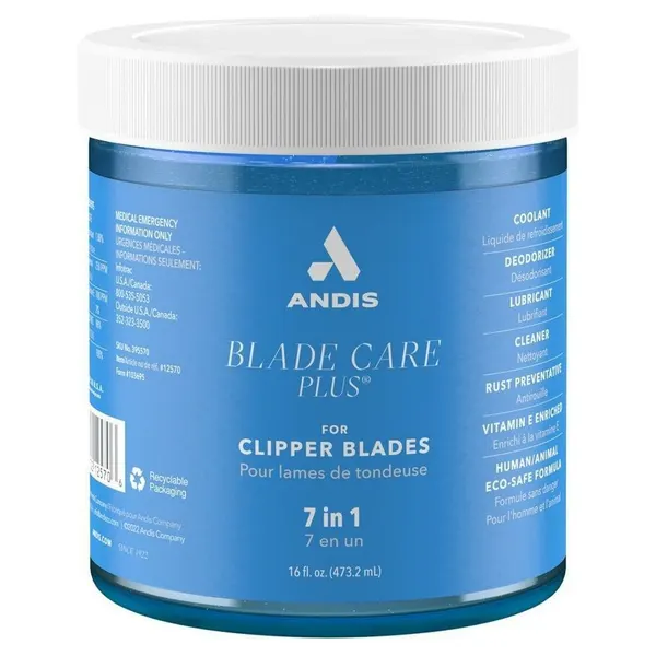 Жидкость для промывки ножей Andis Blade Care Plus 7in1, 473 мл