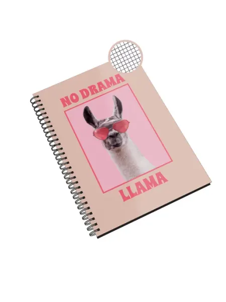 Блокнот с ламой Надпись Юмор Тетрадь в клетку А5 Каждому Своё Animals