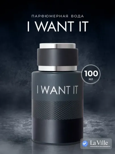 Парфюмерная вода для мужчин La Vie I Want It, 100 мл, Dilis