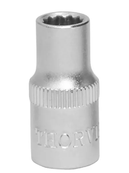 Головка торцевая 12-гранная 1 4 DR, 7 мм THORVIK