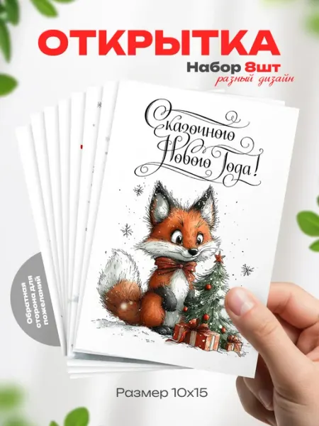 Открытка Новогодняя Символ года 2027 Аворка