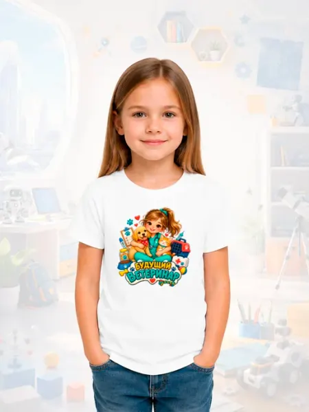 Футболка детская Будущий Ветеринар SofPRINT