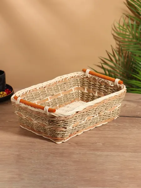 Корзина плетеная 30x22x11 см, ротанг