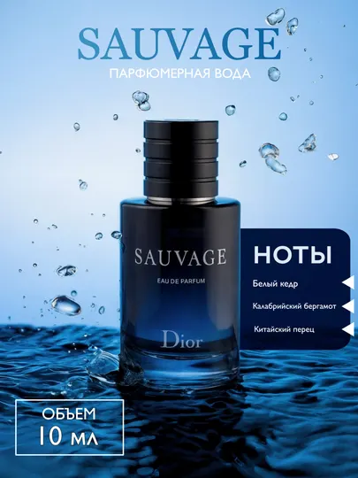 Мужская парфюмерная вода Dior Sauvage, 100 мл