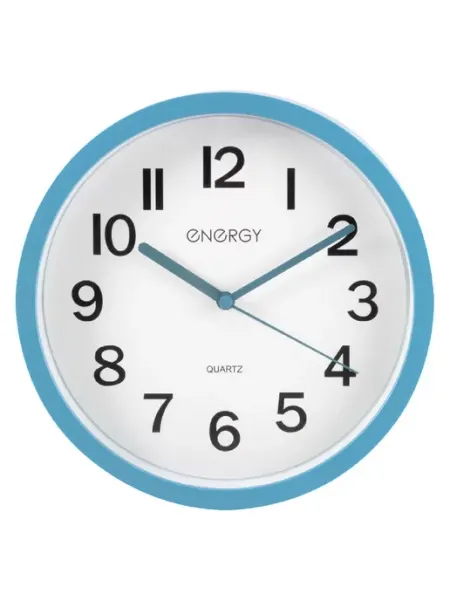 Часы настенные кварцевые модель ЕС-139 синие (102261) Energy
