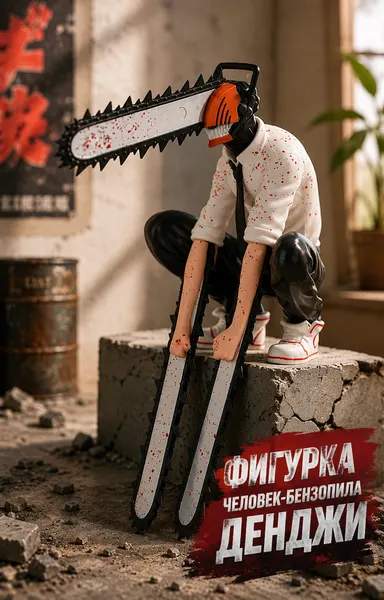 (16см) Фигурка Человек-бензопила Денджи / Chainsaw Man