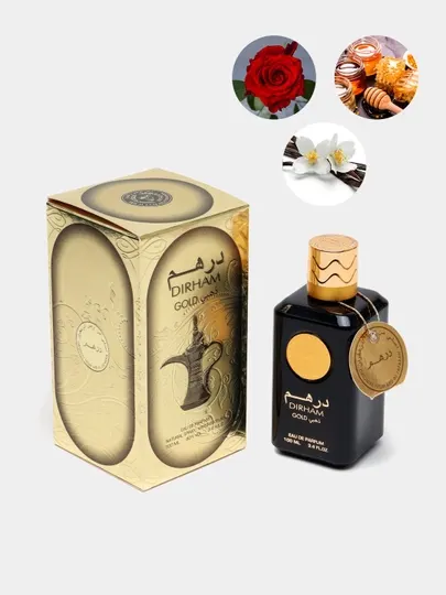 Парфюмерная вода Dirham Gold, Layton, для мужчин и женщин, 100 мл