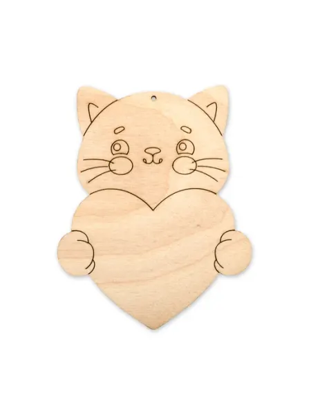 Заготовка для творчества Подвеска фанера 9х7х0.3 см Mr. Carving
