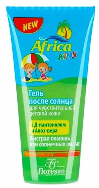 FLORESAN AFRICA KIDS гель после загара для чувствительной детской кожи 200МЛ