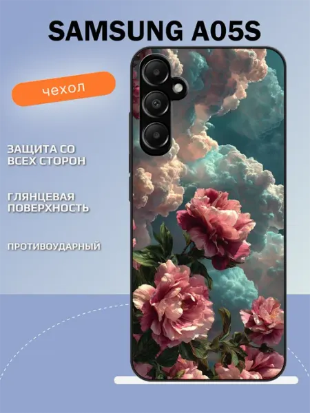 Чехол на Samsung A05s пионы TipTopShop