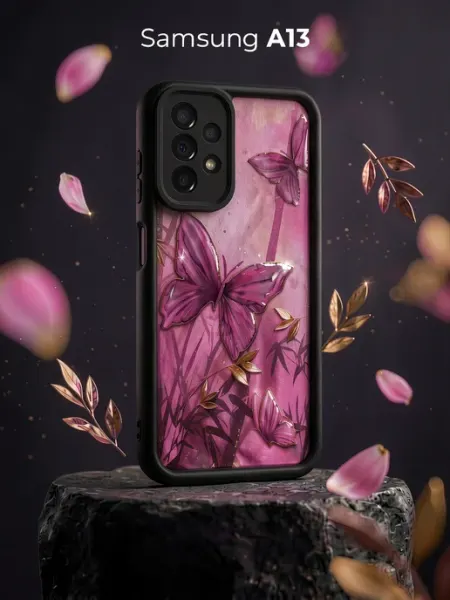 Чехол с высокими бортами и принтом на Samsung Galaxy A13 ЧЕХОЛБЕРИ