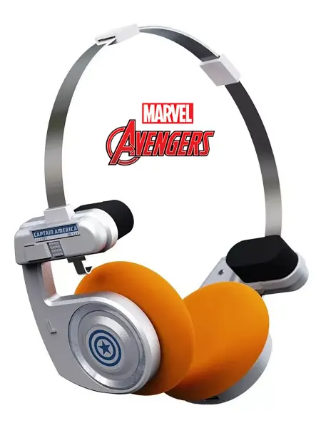 Disney Marvel Наушники беспроводные детские Капитан Америка