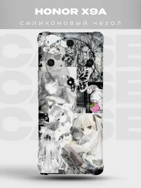 Прозрачный чехол на Honor X9A Y2K pinterest PRINTberries
