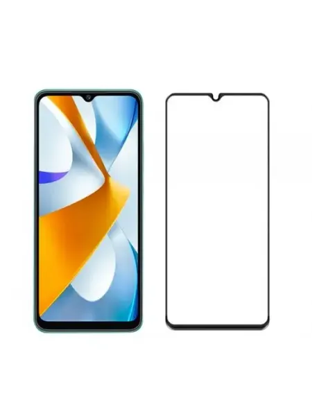 3D 5D защитное стекло 5D Forti Glass для Poco C40 MyPads