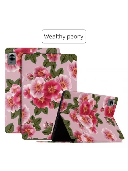 Чехол для планшета с цветочным узором для Realme Pad Min Fanoya