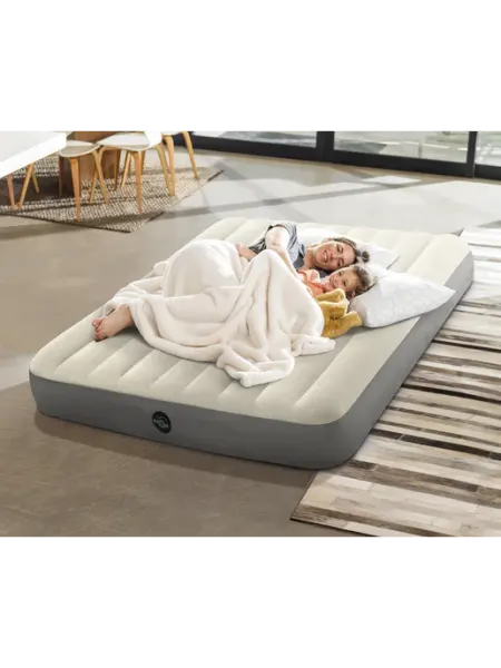Надувной двуспальный матрас 64103 Single-High, 152х203х25 см Intex