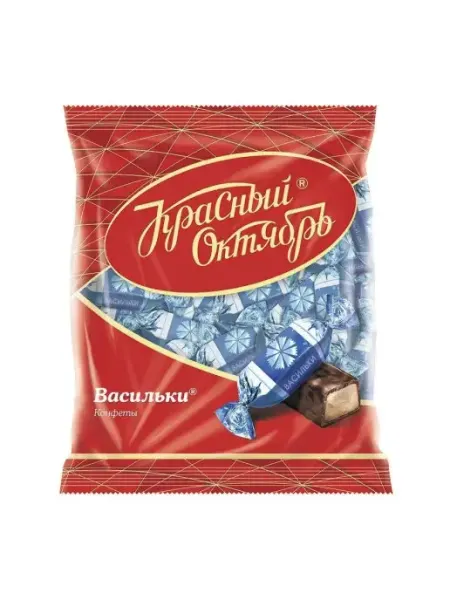 Конфеты шоколадные Васильки, 250 гр Красный Октябрь