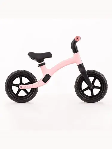Беговел 12" AIR BALANCE рост 90-100 см розовый. Детский транспорт для малышей 2, 3, 4 года. Подарок ребенку на день рождения, велобег, самокат без педалей, толокар.