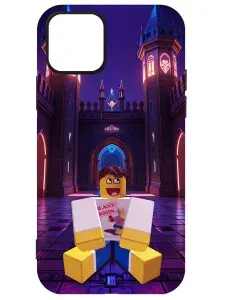 Чехол-накладка Krutoff Soft Case Roblox-Форсакен Шедлетский (Forsaken Shedletsky) для iPhone 12 Pro Max черный