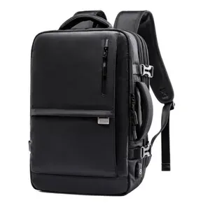 Рюкзак MyPads M159-218 из качественного полиэстера, для ноутбука Yogabook, Thinkpad, Redmibook, MSI Macbook диагональю 14/15/15.6/16 дюймов с USB портом мужской раскладной для путешествий туристов деловых поездок