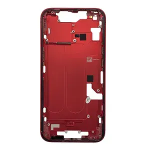 Средняя рамка (корпус) iPhone 14 Plus (RED) (AASP)