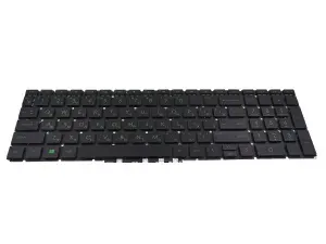 Клавиатура для HP Pavilion Gaming 15-ec1047ur ноутбука зеленая с подсветкой