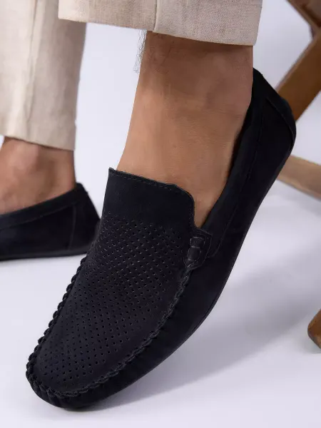DjamiShoes Мокасины мужские летние с перфорацией