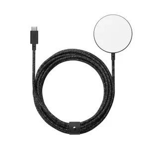 Беспроводное зарядное устройство Native Union MagSafe с кабелем USB-C, 3 м, черное
