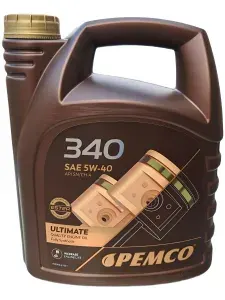 PEMCO 340 5W-40 Масло моторное, Синтетическое, 4 л