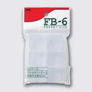 Коробка рыболовная органайзер Meiho FB-6 FLY BOX 85x62x14мм 6 ячеек