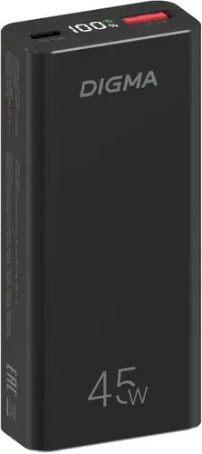 Внешний аккумулятор Digma DGPF10E Black (DGPF10E45ABK)