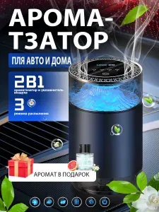 Ароматизатор для автомобиля и дома автоматический 50мл океан беспроводной