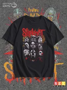 Футболка с принтом Slipknot 1 шт