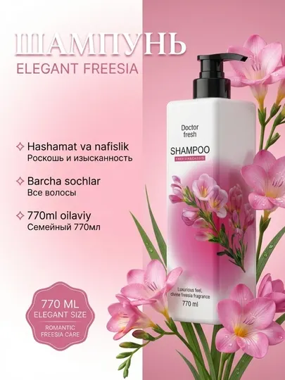 Шампунь Doctor Fresh, 770 мл, подходит для всех типов волос