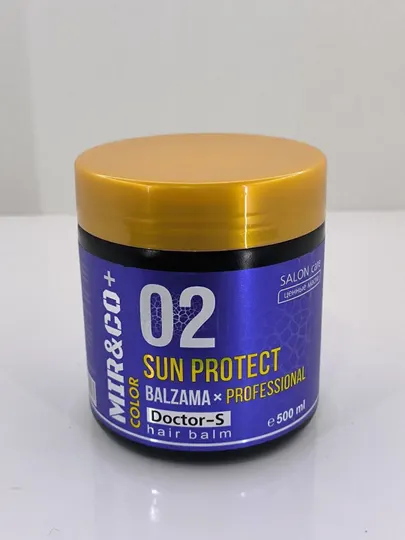 Бальзам для волос MIR&CO DOCTOR-S SUN PROTECT — восстанавливает и придаёт блеск волосам