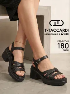 Босоножки T.TACCARDI на каблуке черные