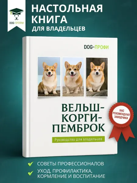 DOG-ПРОФИ Книга «Вельш‑корги‑пемброк» руководство по уходу, воспитанию