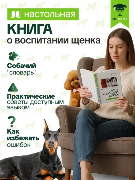 DOG-ПРОФИ Книга «Хочу хорошего щенка» все о выборе и воспитании щенка