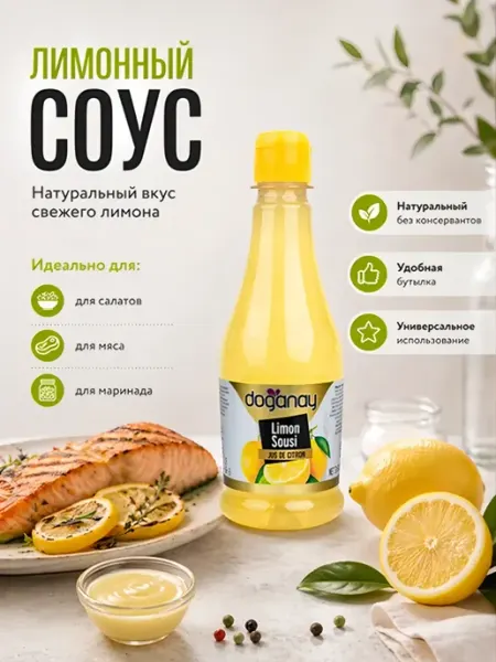 DOGANAY Лимонный соус 500 мл Турция