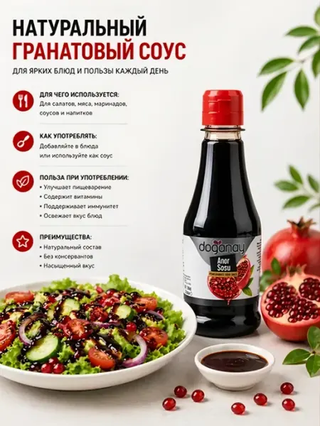DOGANAY Наршараб гранатовый соус 340 гр, Турция