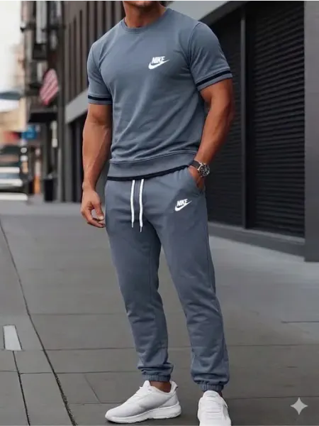 DOLA FASHION Спортивный костюм мужской летний с футболкой