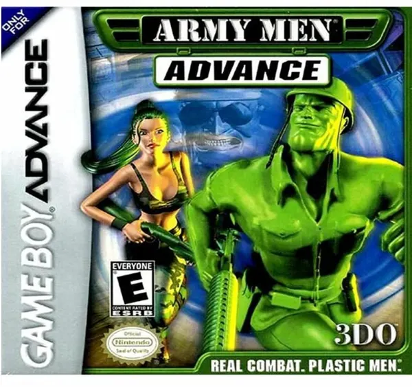 Игровой картридж Army Men Advance (Солдаты) GBA, рус. вер. (Piatinum) (32M)