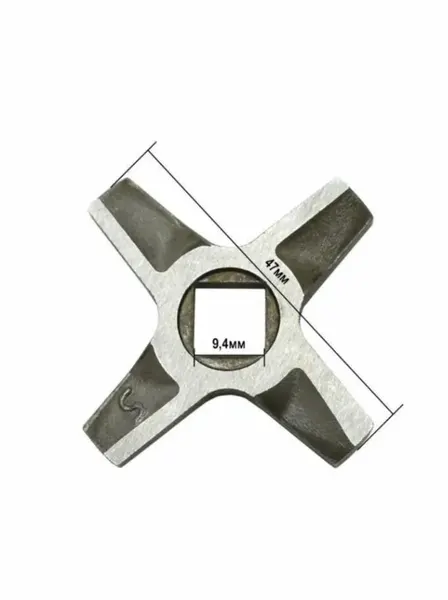 Нож двухсторонний для мясорубки Bosch MFW3630A/01, MFW36301/01, 1 шт.