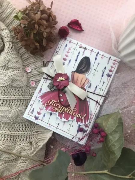 Открытка на день рождения Lucky cards