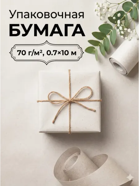 Упаковочная крафт бумага в рулоне Сима-Ленд & UPAK LAND