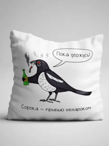 Подушка декоративная Сорока Chappay